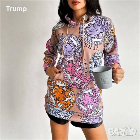 -45% Спортно худи, ефектен десен, снимка 3 - Суичъри - 40753574