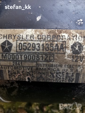 Стартер Chrysler PT Cruiser 1.6 16V 05293135AA / M000T90081ZC , снимка 2 - Части - 41633761