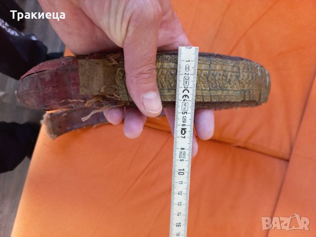 Възрожденски тракийски сребърен колан с позлата, снимка 4 - Антикварни и старинни предмети - 40931917