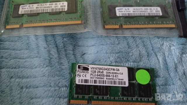 3Х1Gb. DDR2, 800mhz. , снимка 5 - Части за лаптопи - 26889517
