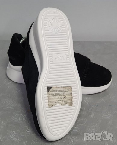 UGG Ashby Spill Seam Platform Black Suede 38 номер,обувани 1 път, снимка 6 - Маратонки - 39189195