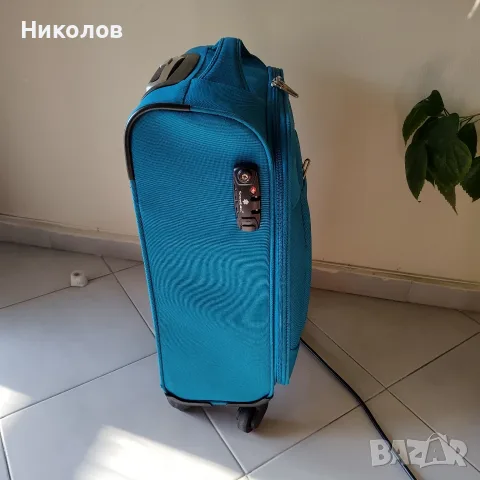 Куфар 4бр Безшумни колелца "олекотен 1,9кг" SnowbaLL "47/35/20см"  "15"!+Доставка!€, снимка 4 - Куфари - 56153612