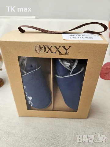 Кожени буйки за първи стъпки и прохождане OXXY,EU 17, Нови в кутия, идеални за подарък , снимка 3 - Детски обувки - 56116423