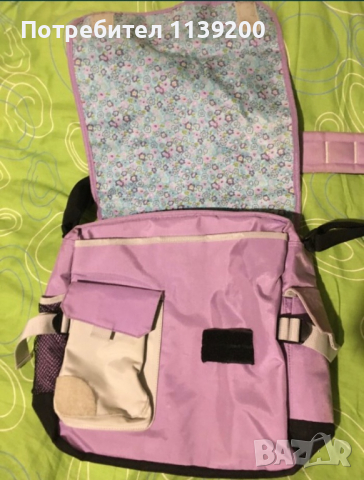 Gap лилава чанта за лаптоп, снимка 3 - Чанти - 36459813