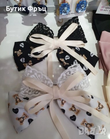Шноли панделка- два цвята, снимка 2 - Аксесоари за коса - 39676318