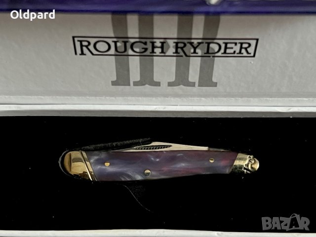 Компактен сгъваем джобен нож на всеки ден RR Peanut Purple Swirl. (RR2150), снимка 4 - Ножове - 44274658