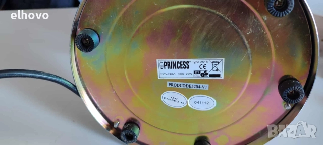 Настолен вентилатор Princess Type 2518, снимка 4 - Вентилатори - 51519401