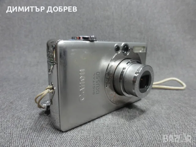 ЦИФРОВ ФОТОАПАРАТ CANON DIGITAL IXUS 50 5.0MP CCD DIGITAL CAMERA Y2K DIGICAM, снимка 4 - Фотоапарати - 55722648