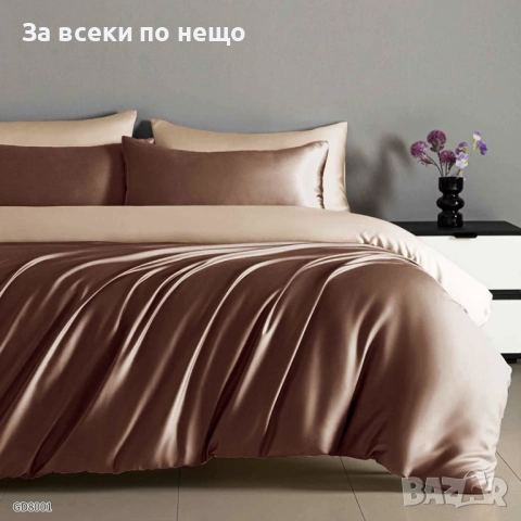 Луксозен комплект от висококачествен памучен сатен - Налични Различни Цветове Код P1551, снимка 6 - Спално бельо - 52556396