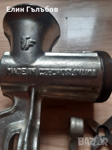 Машинка за мелене на месо, домати и други, Чехословакия, снимка 9 - Други - 52638564