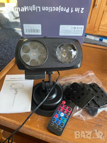 Trrisaun 2 в 1 Проектор с движеща се шарка, декор за Коледа и Хелоуин, таймер, дистанционно , снимка 8 - Други - 47400492