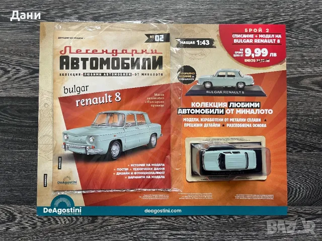 Renault 8 мащаб 1:43