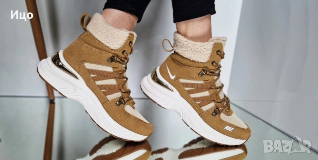 Дамски зимни високи обувки (боти) , снимка 7 - Маратонки - 53183641