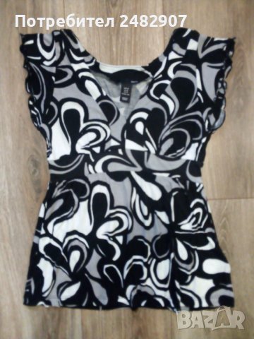 Дамска блуза H&M, снимка 2 - Тениски - 41121526