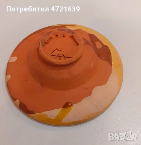 Чиния авторска керамика , снимка 3 - Декорация за дома - 53270242