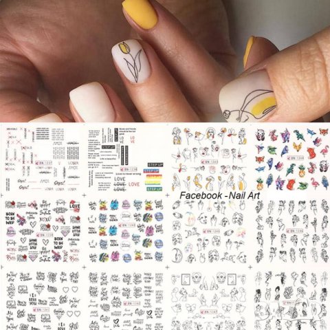 Комплект водни стикери № 2