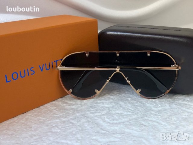 Louis Vuitton 2023 висок клас мъжки слънчеви очила маска, снимка 8 - Слънчеви и диоптрични очила - 39012278