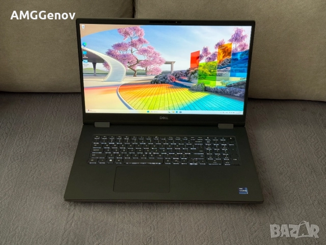 17.3’FHD IPS/RTX A3000 12GB/Dell Precision 7770/i9-12950HX/64GB/512GB, снимка 2 - Лаптопи за работа - 52156219