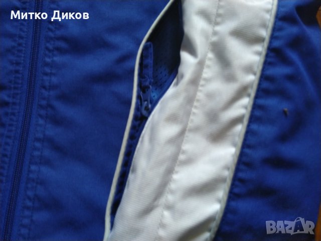 Горнище на Левски марково на  Uhlsport с качулка размер ХЛ, снимка 3 - Футбол - 44148387