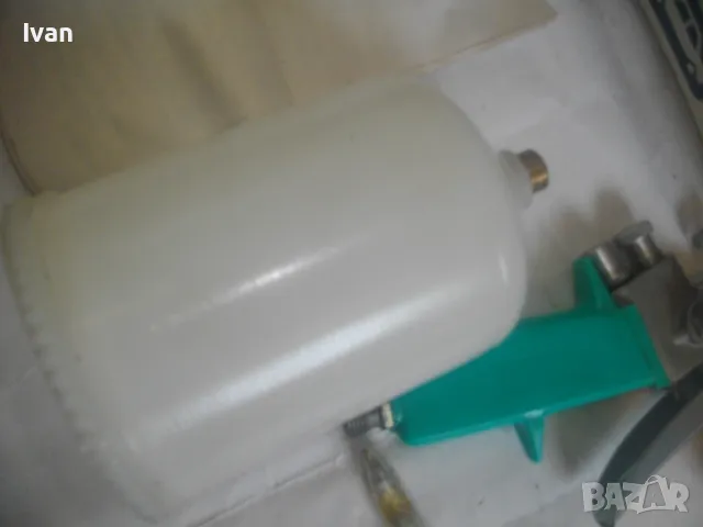 НОВ БЪЛГАРСКИ ПНЕВМАТИЧЕН РЪЧЕН БОЯДЖИЙСКИ ПИСТОЛЕТ СОЦ НРБ СТАРО КАЧЕСТВО ПЪЛЕН КОМПЛЕКТ ПБ-0,5, снимка 7 - Други инструменти - 49577580