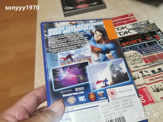 superman ps2 game 0309261707h2e7r, снимка 2 - Игри за PlayStation - 55941735