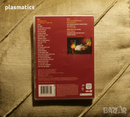 2DVDs - QUEEN - Live / Queen on Fire – Live , снимка 16 - CD дискове - 24152644