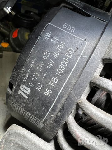 НОВ Алтернатор BOSCH 0 986 039 510 14волт, 70А FORD Fiesta Mk4, Mk5 / FORD KA БЕНЗИН  , снимка 2 - Части - 39446991