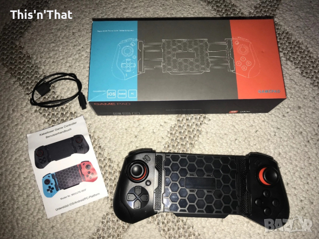 Контролер за телефон - MFi Wireless Game Controller, снимка 5 - Аксесоари - 53224976