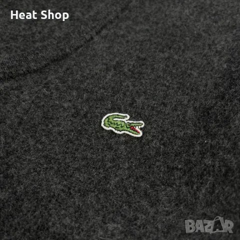 Дамска вълнена блуза Lacoste Wool V-Neck Sweater, снимка 2 - Блузи с дълъг ръкав и пуловери - 48605746