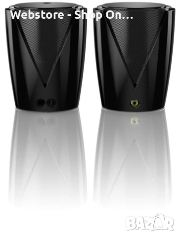 Тонколони за компютър съвместими и със смартфони и таблети JAMBE - 2бр, снимка 3 - Тонколони - 53531824