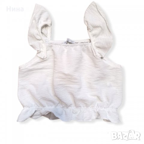 Топ NK в бяло, снимка 2 - Детски тениски и потници - 35898143