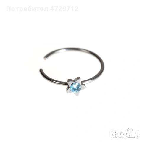 Обици за поставяне на носа с цирконий, снимка 8 - Обеци - 53498277