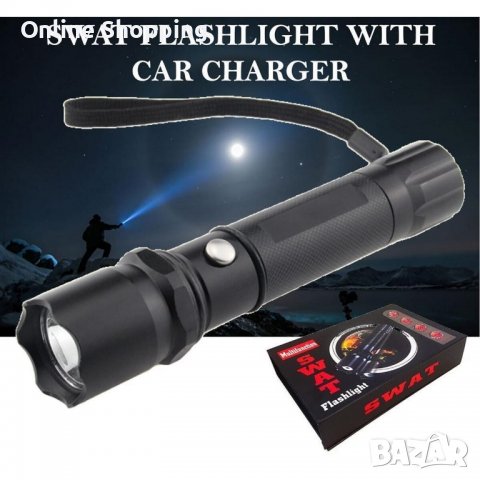 Акумулаторно многофункционално фенерче Swat Torch, снимка 1