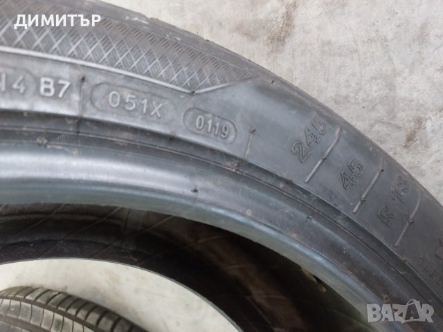 1 бр.лятна гума kleber 245 45 18 dot 0119, снимка 7 - Гуми и джанти - 44473161