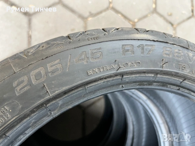 4бр летни гуми 205-45-17, снимка 5 - Гуми и джанти - 53200762