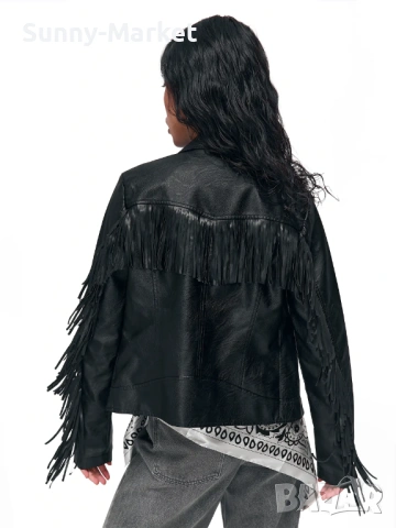 Дамско уникално яке с рески , снимка 3 - Якета - 53509007