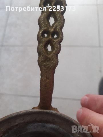 Малко медно тиганче, снимка 4 - Декорация за дома - 44418139