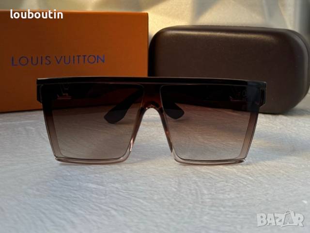 Louis Vuitton мъжки слънчеви очила маска, снимка 5 - Слънчеви и диоптрични очила - 44827429