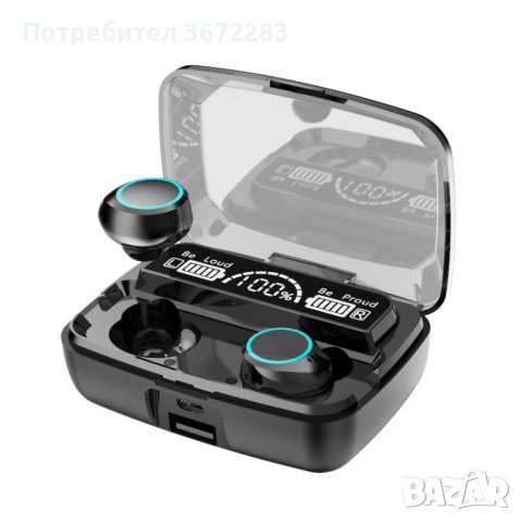 Безжични bluetooth слушалки с LED цифров дисплей, снимка 2 - Безжични слушалки - 42729559