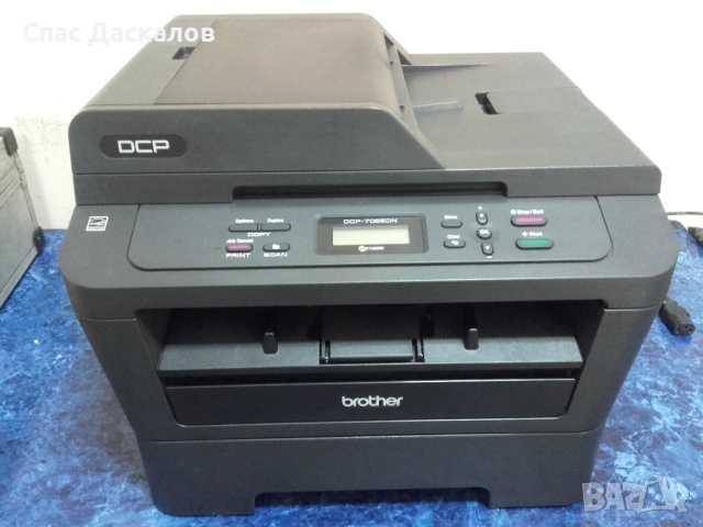 Отличен! Лазерен принтер 3 в 1 Brother DCP 7065DN с дуплекс и мрежа
