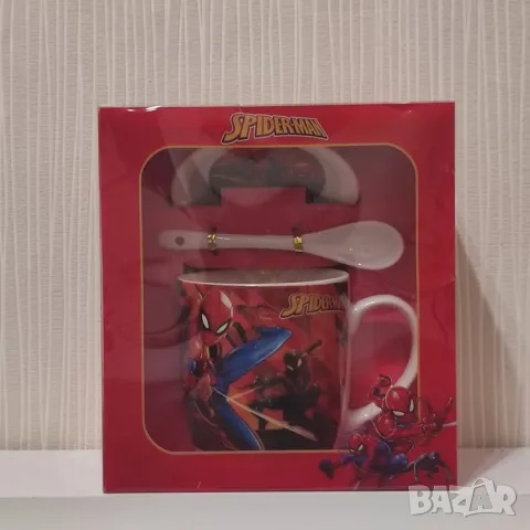  Детски комплект чаша,лъжичка и малка чинийка, снимка 1