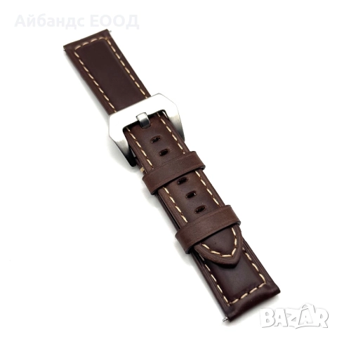 ПРОМО! Каишки от ЕСТЕСТВЕНА кожа за Apple Watch Ultra/SE/10/9/8/7/6/5, снимка 11 - Каишки за часовници - 49469690
