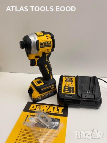 Импакт / Винтоверт DeWALT DCF850N 18V 205Nm Brushless + Батерия DCB034 PowerStack и Зарядно, снимка 1 - Други инструменти - 44405972