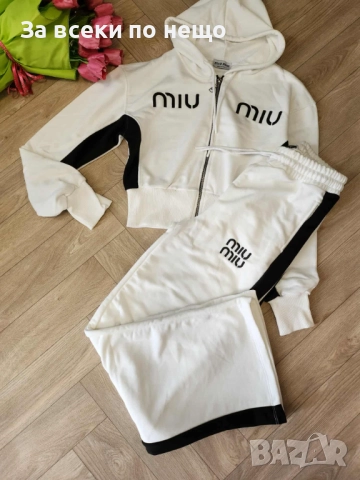Miu Miu Дамски Спортен Комплект🔝Дамски Спортен Екип Миу Миу - 4 Налични Цвята Код I_119, снимка 2 - Спортни екипи - 52172859
