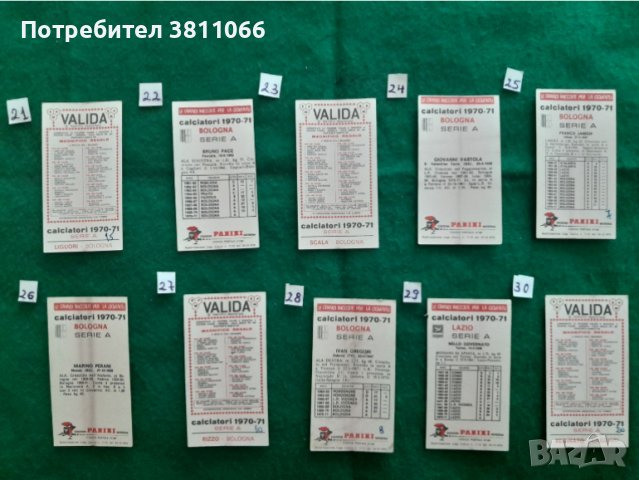 Panini and Valida old stickers/ Стари стикери на Панини и Валида на футболисти -1965-1980г, снимка 15 - Колекции - 44811615