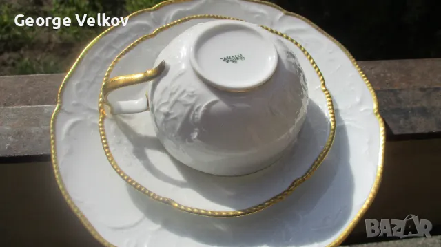Rosenthal Sanssouci Gold, троен сет за кафе/чай (Розентал Сансуси Голд), снимка 2 - Сервизи - 47753243