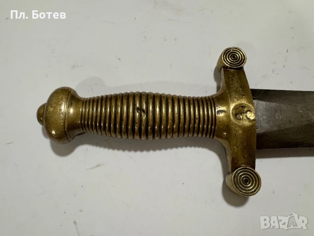 Стар френски Тесак, сабя, снимка 3 - Антикварни и старинни предмети - 50499102