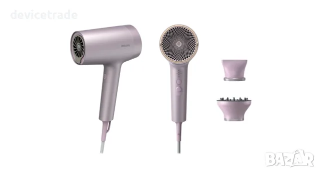 Сешоар Philips Series 7000 BHD723/10, 1800W, Технология ThermoShield Advanced с 2 сензора