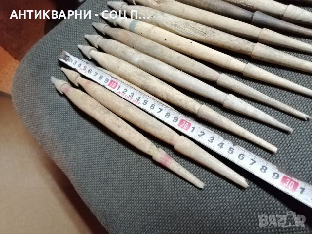 Комплект Стари Дървени Вретена / 14 Броя. , снимка 10 - Антикварни и старинни предмети - 40901897