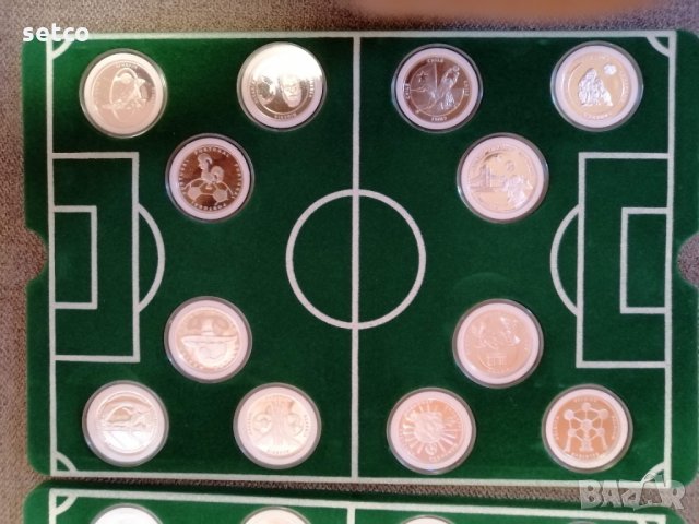 Колекция ОФИЦИАЛНИ възпоменателни монети за Световното футболно първенстно Бразилия 2014, снимка 3 - Нумизматика и бонистика - 34689763